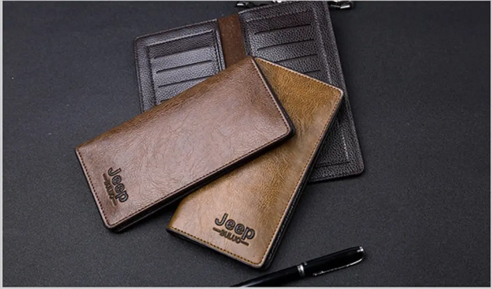 Picture of Men Wallets Men Jeep Wallet with Coin Bag Small Money Purses New Design Dollar Slim Purse Money Clip Wallet
