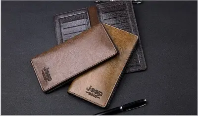 Picture of Men Wallets Men Jeep Wallet with Coin Bag Small Money Purses New Design Dollar Slim Purse Money Clip Wallet
