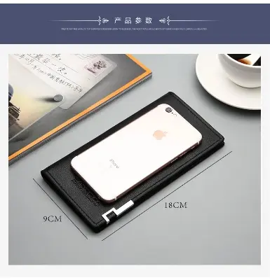 Picture of Long Purse Pu Leather Wallet For Men High Quality Wallets For Male - Wallet