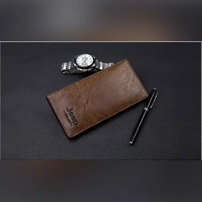 Picture of Men Wallets Men Jeep Wallet with Coin Bag Small Money Purses New Design Dollar Slim Purse Money Clip Wallet