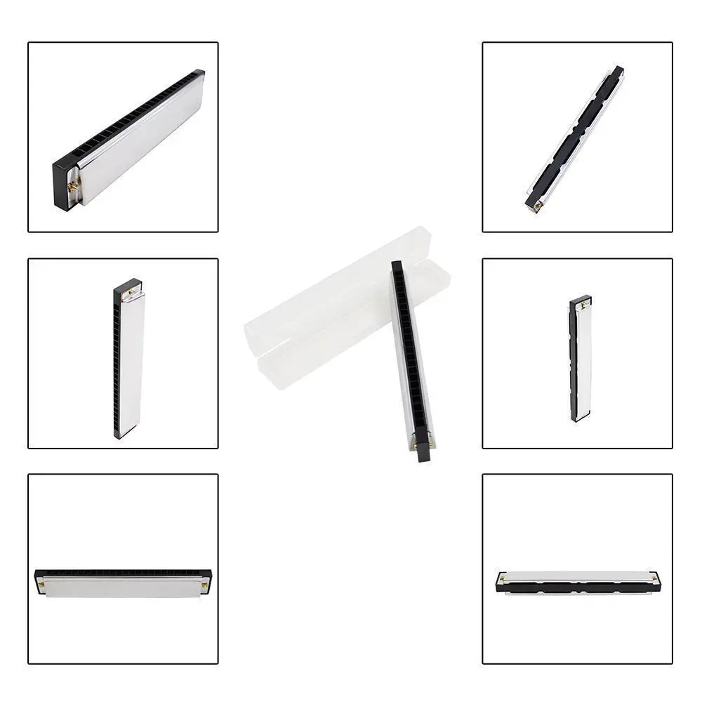 Picture of 24 Hole Harmonica Key of C Mouth Metal Organ for Beginners