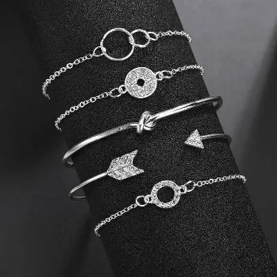 Picture of 5 Pcs/set Bracelet Set for women's fashion - Bracelet - Bracelet For Women - Bracelet For Women
