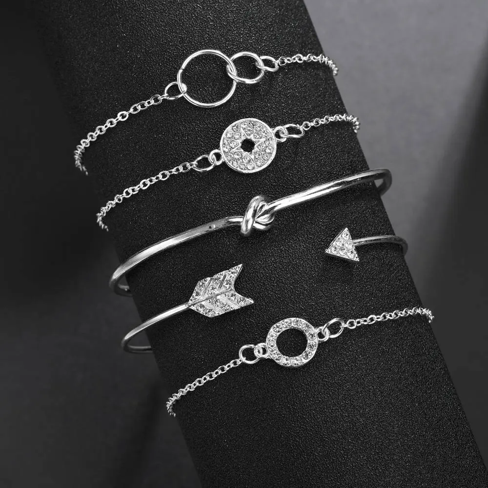 Picture of 5 Pcs/set Bracelet Set for women's fashion - Bracelet - Bracelet For Women - Bracelet For Women
