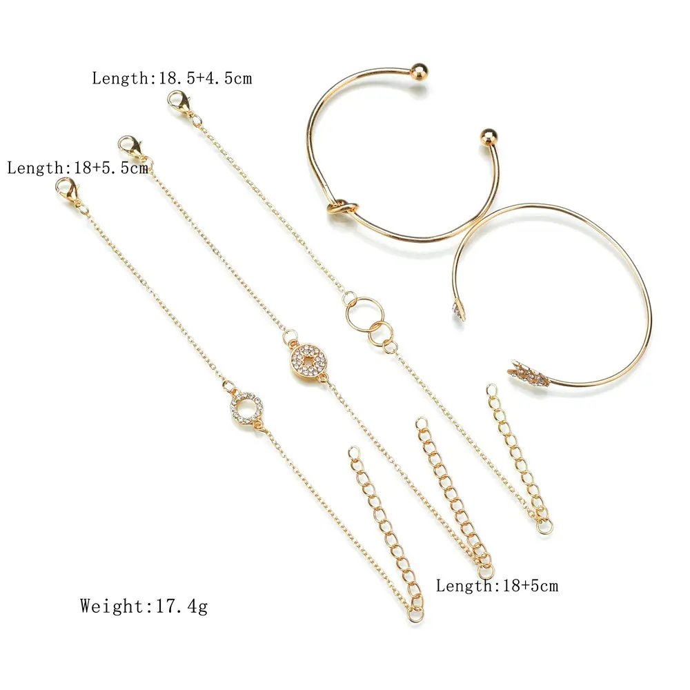 Picture of 5 Pcs/set Bracelet Set for women's fashion - Bracelet - Bracelet For Women - Bracelet For Women