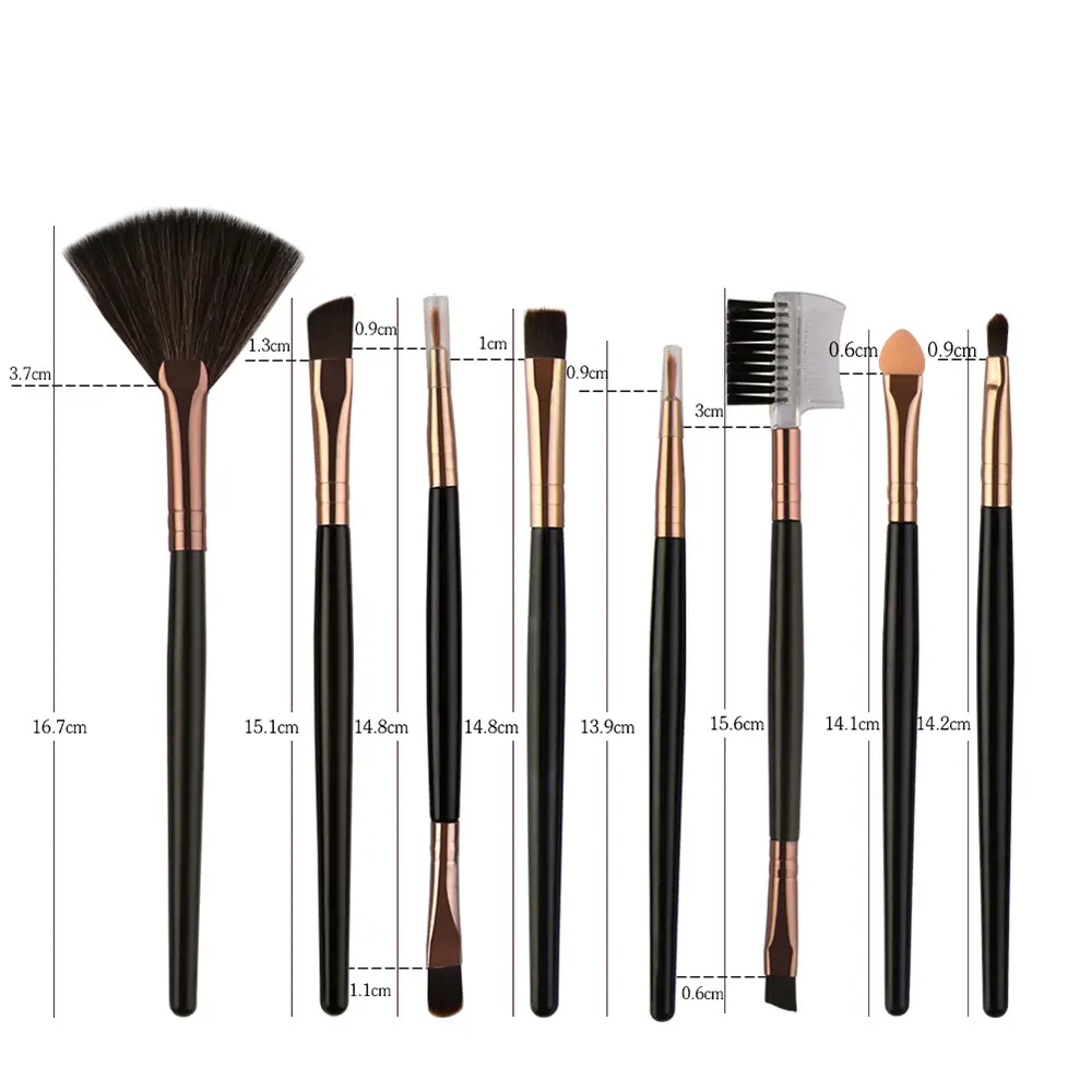 Picture of 25 Pcs/set Makeup Brushes Set Beauty Foundation Power Blush Eye Shadow Brow Lash Fan Lip Face Make Up Brushes for women's fashion