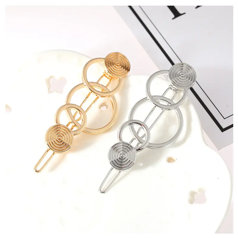 Picture of Fashion new three -ring light weighted faced hairpin- 1 Piece