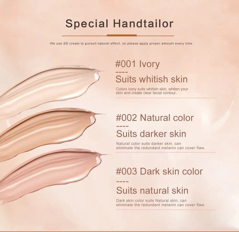 Picture of Hengfang Airless Coverage BB Cream Waterproof Natural Makeup Liquid Foundation