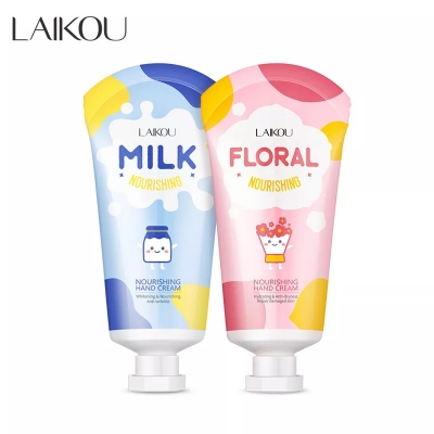 Picture of LAIKOU Moisturizing hand cream milk & flowers hand cream- 50g