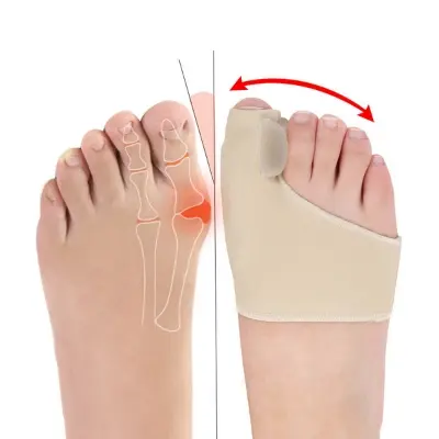 Picture of SEBS toe flip corretor day and night orthopedic orthopeder, large foot bone toe overtopo corrector toe- 1 Pair