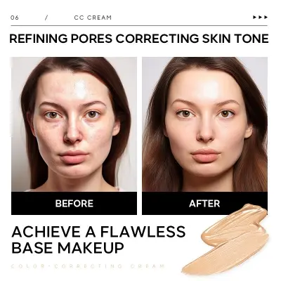 Picture of LAIKOU Long Lasting Sun Protected SPF15 Color Correcting CC Cream- 30g
