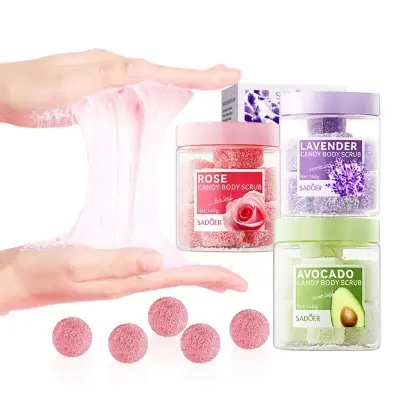 Picture of SADOER Rose, Avocado & Lavender Candy body Scrub- 140g
