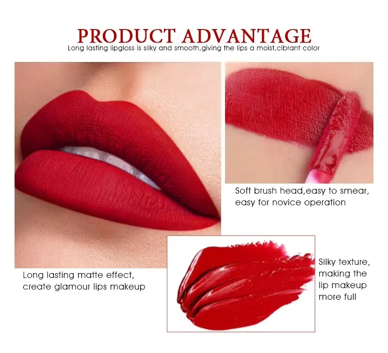 Picture of IMAGIC Soft Matte Liquid Lipstick Waterproof Fantastic Color Matte Lip Gloss- 7g