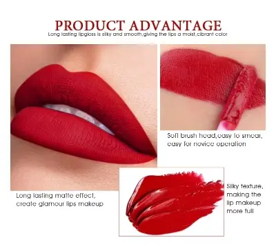 Picture of IMAGIC Soft Matte Liquid Lipstick Waterproof Fantastic Color Matte Lip Gloss- 7g