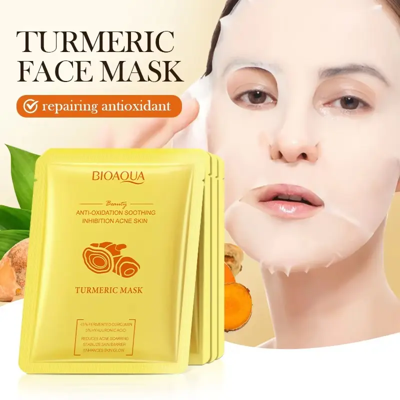 Picture of BIOAQUA Anti-Aging Smmoth Skin & Moisturizing Skin Care Face Sheet Mask- 25g