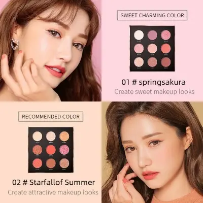 Picture of Fenyi 9 Colors Amazing Time Asterism Eyeshadow Palette