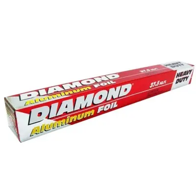 Picture of 24 pcs × 1  Cartoon Diamond Aluminum Wrap Foil Paper 37.5 Sq.Ft. - Silver