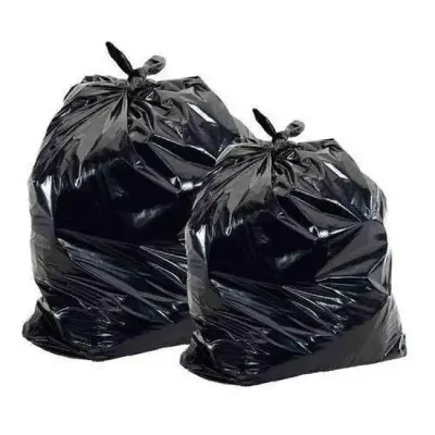 Picture of Black (30" X20") 10PCS Trash Bag / Poly Bag / Garbage Bag / Moyla Felar Bag / Polibag - Black