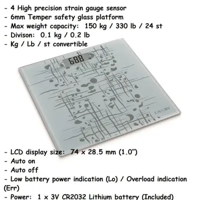 Picture of High Quality - Digital Weight Machine/Scale - Accurate and Easy to Use - Easy to Maintain - Refine and Excellent - Multicolor