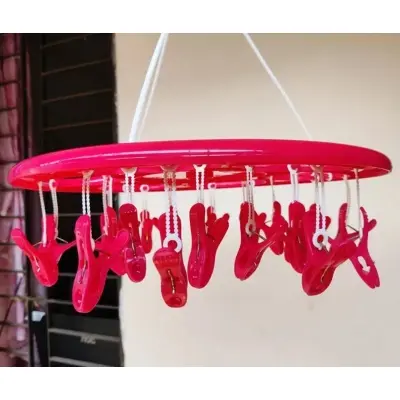 Picture of Hanging Hanger for Drying Children'S Clothes-1Pc - Hanger - Red