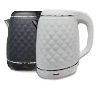 Picture of Miyako 1.8L Electric Kettle Cordless Leather Design Cool Touch Body MJK-108 LTH 2000Watt