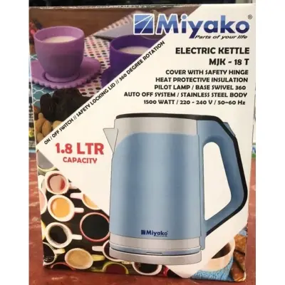 Picture of Miyako Electric Kettle MJK-18T 1.8 Ltr - Blue