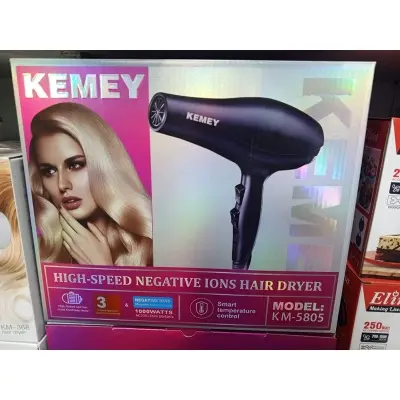Picture of Kemei KM-5805 Dry Care Essential Hair Dryer for Women - Black