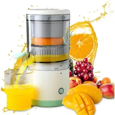 Picture of Multifunctional Electric Juicer Machine Orange Lemon Citrus Fruit Press Portable Juicer machine 7.4v - Multicolor