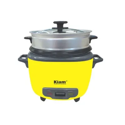 Picture of Kiam Drum Rice Cooker (One SS Bati & One NS Bati) 700 W DRC - Multicolor