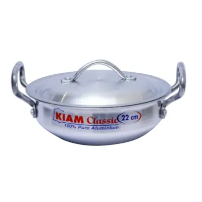 Picture of Kiam Wok pan 22 cm - Silver