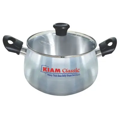 Picture of Belly Shape Saucepan 32 cm - Silver