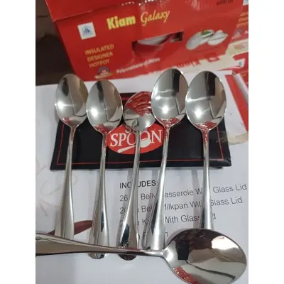 Picture of SKB 12Pcs Dinner Spoon For Luxurious Services - Silver