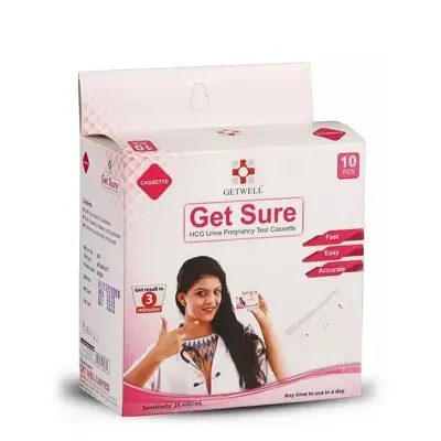Picture of Get Sure Pregnancy Test Strip - 2pcs - Multicolor