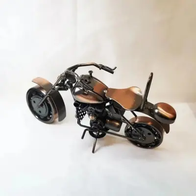 Picture of Bike Showpiece - Infuse Uniqueness Into Your Space With An Intricate Bike Showpiece, A Conversation Starter And Delightful Decor Addition - Multicolor