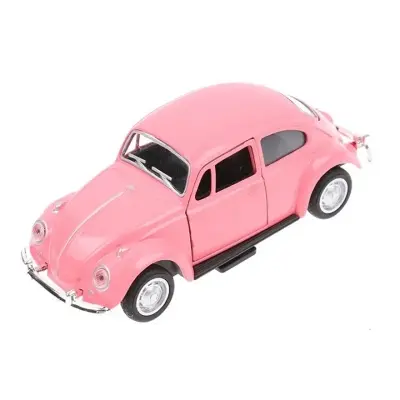 Picture of New 1:32 Retro Beetle Car Model Toy Children Gift Toy - Champagne Pink