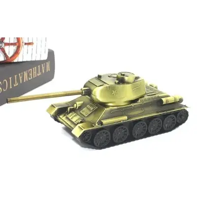 Picture of Retro War Tank Children Toys Home Decorations Metal Tank Model Photography Prop Model Living - Multicolor