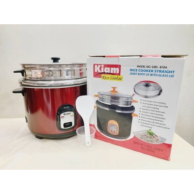 Picture of Kiam Steel Rice Cooker | SJBS-8704 | 2.8L - Multicolor