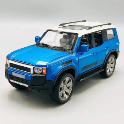 Picture of 1:22 Scale Alloy Athlete LC-250 Leader Metal Diecast Car Model - Blue