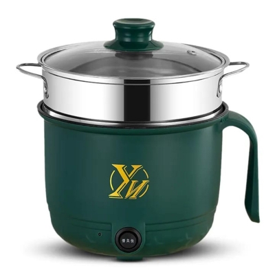 Picture of Multifunctional Electric Rice Cooker Mini Non-stick Cookware Multicooker for Home and Kitchen Appliances liter- Electric Multi 1 - Green