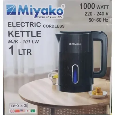 Picture of Miyako Automatic Electric Kettle 1 Ltr. MJK-101 / MJK-2409 / MK-10 - Black