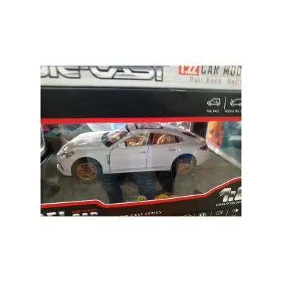 Picture of Metal Die-Cast Cars for Kids Rolls-Royce & Porsche Models Premium Quality Collectible Cars - White