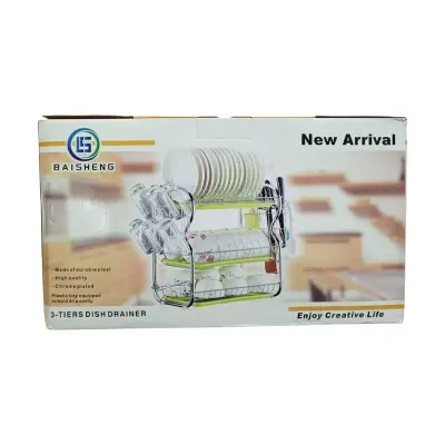 Picture of Premium Quality 3 layer kitchen rack - Clear