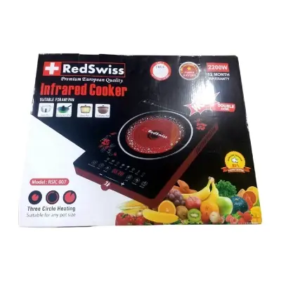 Picture of RedSwiss 2200 WATT Infrared Cooker RSIC-007 (INVERTER) Using any Pot | Digital Display