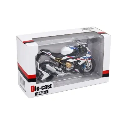 Picture of 1:12 BMW S1000RR Diecast Alloy Motorbike Vehicles Collectible Hobbies Motorcycle Model Toys - White
