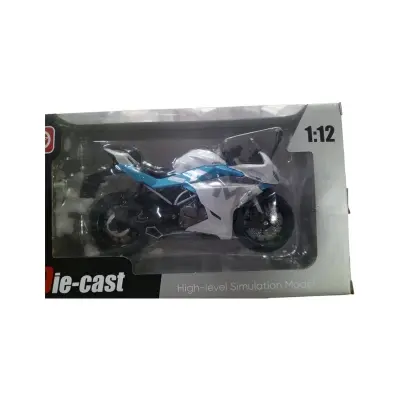 Picture of 1/12 Alloy Kawasaki Ninja H2R/ CF Moto /R15  Motorcycle Model Diecast Metal Black Ninja H2R Motorbike Collection Simulation Toys - Green