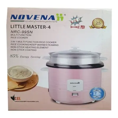 Picture of NOVENA LITTLE MASTER RICE COOKER, MULTI COOKER 2 POT - Multicolor