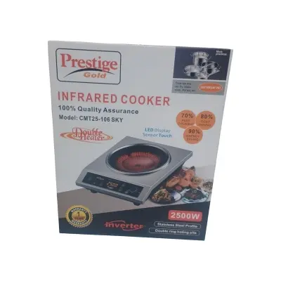 Picture of Prestige Gold SUIT FOR ANY POT INFRARED COOKER 100% Quality Assurance Model: CMT25-106 SKY - Black