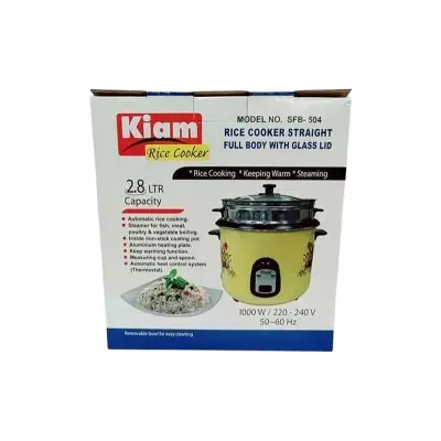 Picture of Kiam Rice Cooker Full Body 2.8 ltr SFB-504 - Multicolor