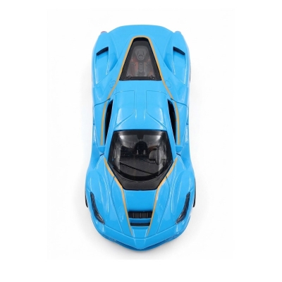Picture of 1:32 Ferrari supercar, alloy die-casting car model, sound and light, door opening pull-back car toy, collection of birthday gifts - Multicolor
