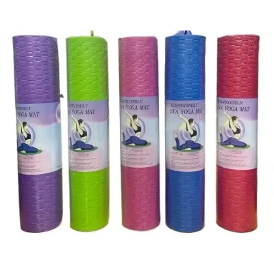 Picture of E-Co Friendly 8mm Gym Yoga Mat- Sports & Fitness - Multicolor