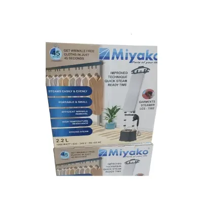 Picture of Miyako 2.2 Ltr Garments Steammer LGS 7582/ 1950 Watt/220-240V /50~60 HZ - Multicolor